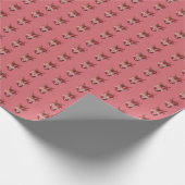 Herz-Verpackungspapier Geschenkpapier (Ecke)