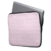 Herz-Verpackungspapier Laptopschutzhülle (Vorderseite Links)