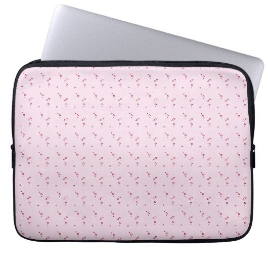Herz-Verpackungspapier Laptopschutzhülle (Vorderseite)