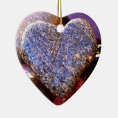 Herz-Verzierung Keramik Ornament (Rechts)