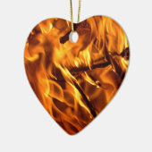 Herz-Verzierung Keramikornament (Links)