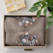 Herz Vintager Nähtasten Fotografisch Seidenpapier (Geschenk)