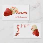 Herz-Visitenkarte Visitenkarte (Vorne/Hinten)