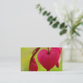 Herz-Visitenkarten (Landschaft) Visitenkarte (Stehend Vorderseite)