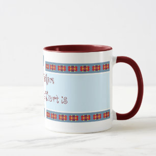 Herz Volks Hintergrund von Yana Ray Keramikbecher Tasse