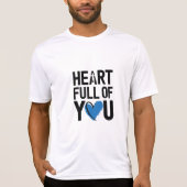 Herz voll von dir | T-Shirt (Vorderseite)