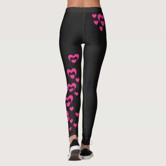 Herz voll von Liebe Leggings (Rückseite)