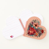 Herz voller Blume Notizblock (Innenseite)