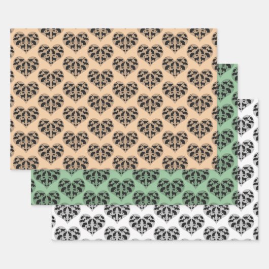 Herz voller Katzen Geschenkpapier Set (Set)