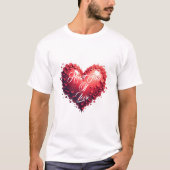 Herz voller Liebe T-Shirt (Vorderseite)
