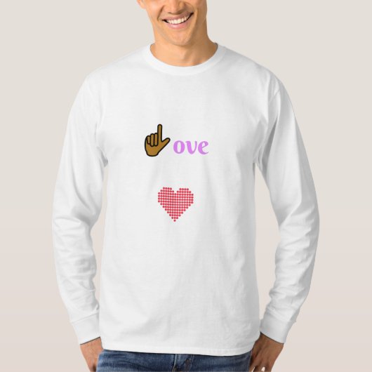 Herz voller Liebe T-Shirt (Vorderseite)