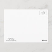 Herz voller Liebe-Zitat Postkarte (Rückseite)