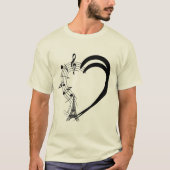 Herz voller Musik T-Shirt (Vorderseite)