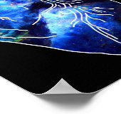 Herz voller Unendlichkeit und Anatomie im Weltraum Poster (Ecke)