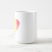 Herz von Belgien Kaffeetasse (Mittel)