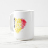 Herz von Belgien Kaffeetasse (Vorderseite Links)