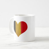 Herz von Belgien Kaffeetasse (Vorderseite Links)