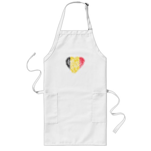 Herz von Belgien Lange Schürze (Vorne)