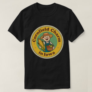 Herz von Iowa_ Maisfeld Charme im Vintage-Stil T-Shirt