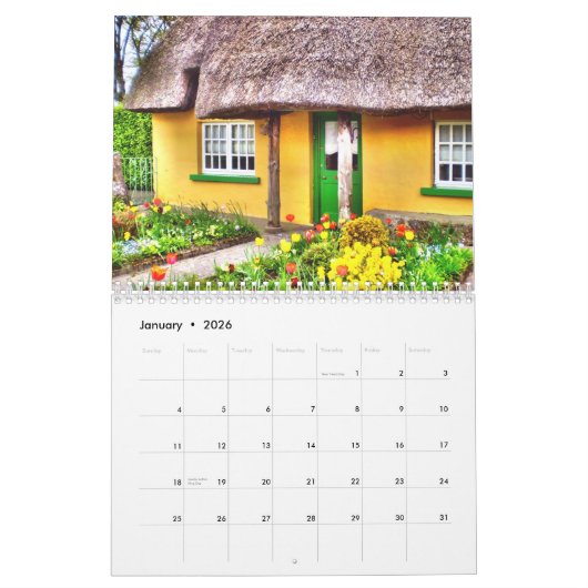 Herz von Irland-Kalender Kalender (Jan 2026)
