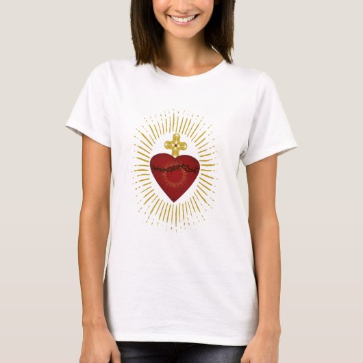 Herz von Jesus T-Shirt (Vorderseite)