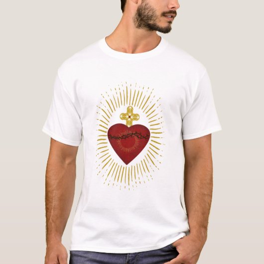 Herz von Jesus T-Shirt (Vorderseite)