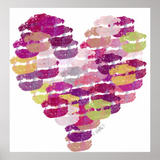 Herz von Kisses Poster