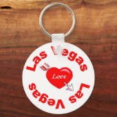 Herz von Las Vegas Schlüsselanhänger (Vorderseite)