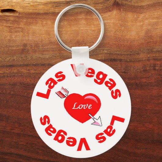 Herz von Las Vegas Schlüsselanhänger (Vorderseite)