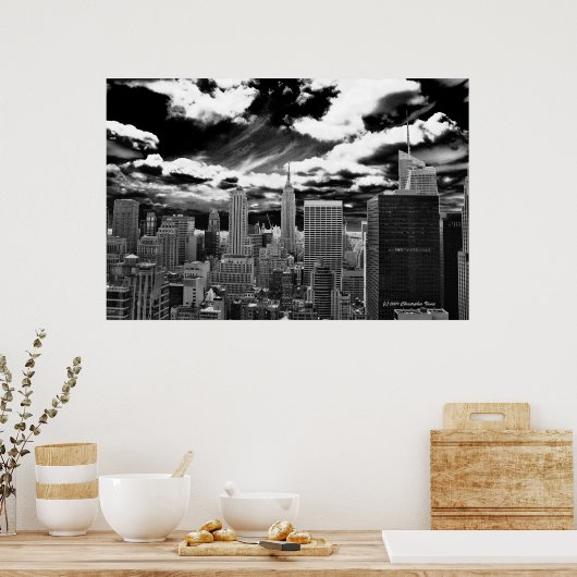 Herz von Manhattan - 30 Rockefeller Plaza Poster (Küche)