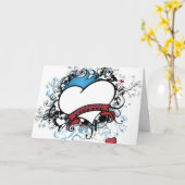 Herz von meinen karte (Gelbe Blume)