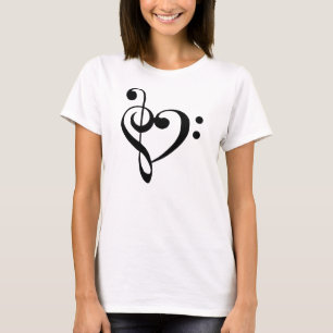 Herz von Musik T-Shirt