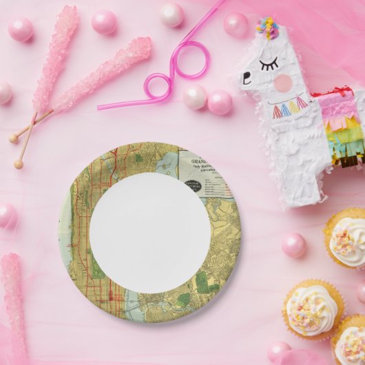 Herz von New York Pappteller (Party)