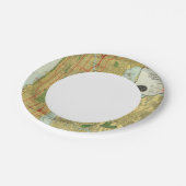 Herz von New York Pappteller (Schrägansicht)