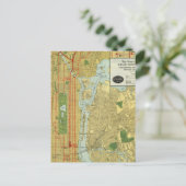 Herz von New York Postkarte (Stehend Vorderseite)