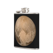 Herz von Pluto Starry Sky Flachmann (Links)