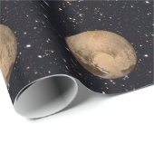 Herz von Pluto Starry Sky Geschenkpapier (Rolleneckpunkt)