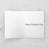 Herz von Rocks Valentine Feiertagskarte (Innenseite)