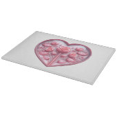Herz von Rose Schneidebrett (Ecke)