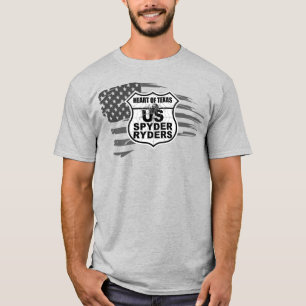 Herz von Texas Kapitel - zerfetzte Fahne T-Shirt