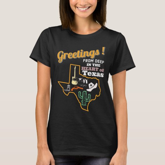 Herz von Texas T-Shirt (Vorderseite)
