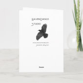 "Herz von Weihnachten" Karte (Rückseite)