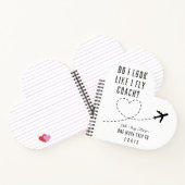 Herz W sehe ich aus, als ob ich eine Fly Economy-s Notizblock (Innenseite)