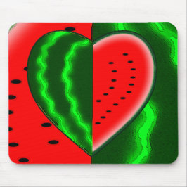 (Herz-) Wassermelone I Mousepad