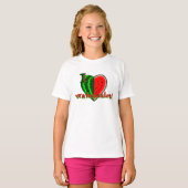 (Herz-) Wassermelone I T-Shirt (Vorne ganz)