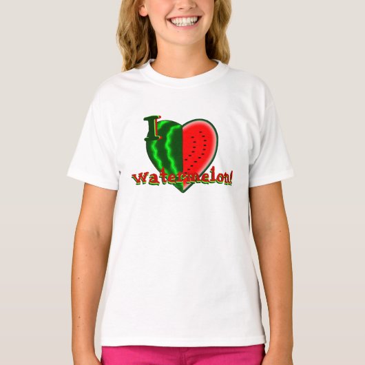 (Herz-) Wassermelone I T-Shirt (Vorderseite)