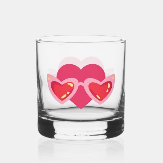 Herz Whiskyglas (Vorderseite)