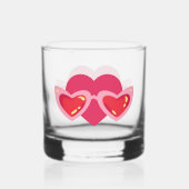 Herz Whiskyglas (Rückseite)