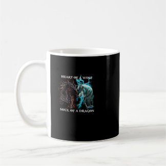 Herz Wolf Soul des Drachen Kaffeetasse