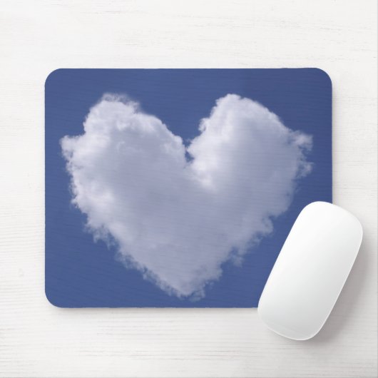 Herz-Wolke Mousepad (Mit Mouse)
